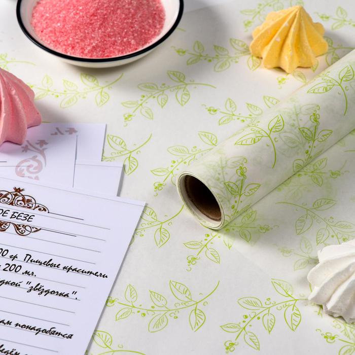 Бумага силиконизированная «Весна», для выпечки, 0,38 х 5 м Бумага силиконизированная «Весна», для выпечки, 0,38 х 5 м