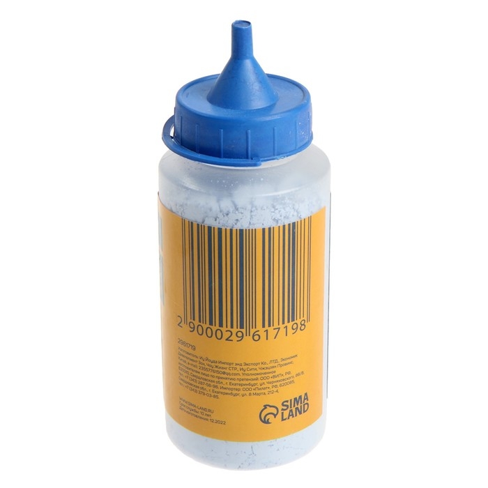 Порошок красящий для малярных шнуров ТУНДРА, синий, 110 г Порошок красящий для малярных шнуров ТУНДРА, синий, 110 г