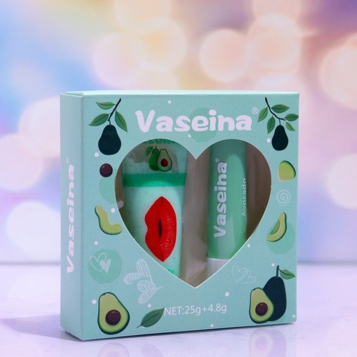 Набор для губ «Авокадо» : бальзам и скраб Набор для губ «Авокадо» : бальзам и скраб