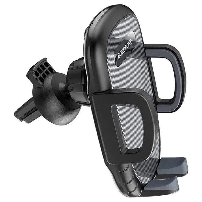 Автомобильный держатель Borofone BH52, в дефлектор, для 4.5-6.7 Автомобильный держатель Borofone BH52, в дефлектор, для 4.5-6.7", зажим 55-90 мм, чёрный