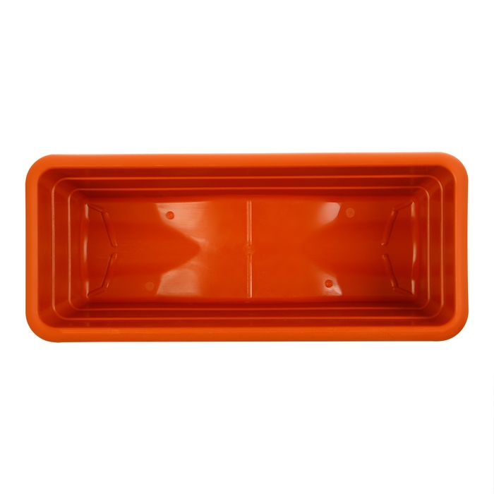 Ящик для цветов, 40 × 17,5 × 13,5 см, 6 л, цвет терракот Ящик для цветов, 40 × 17,5 × 13,5 см, 6 л, цвет терракот