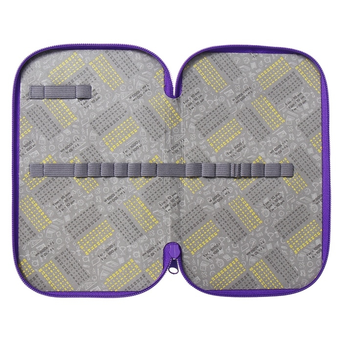 Пенал 3 секции, 125 х 205 х 55 мм, Calligrata 30П26/3  Пенал 3 секции, 125 х 205 х 55 мм, Calligrata 30П26/3 "Сиба", ламинированный картон