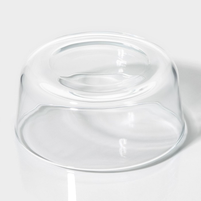 Контейнеры стеклянные с крышкой Доляна «Коралл», 390/530 мл