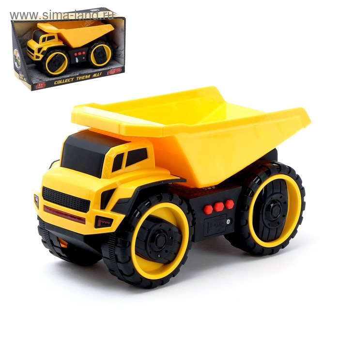 Грузовик инерционный «Карьерный самосвал», световые и звуковые эффекты Грузовик инерционный «Карьерный самосвал», световые и звуковые эффекты