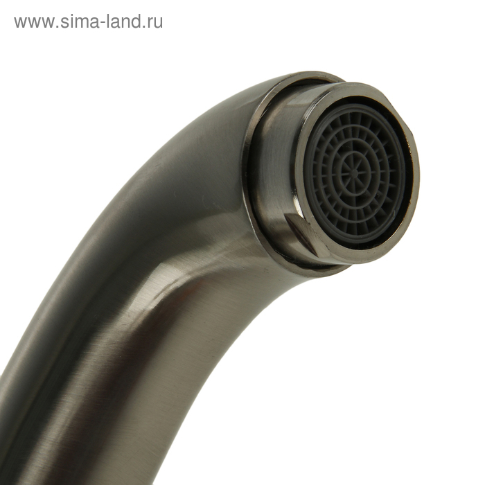 Cмеситель для кухни Accoona A4071A, двухвентильный, с гайкой, латунь, сатин Cмеситель для кухни Accoona A4071A, двухвентильный, с гайкой, латунь, сатин