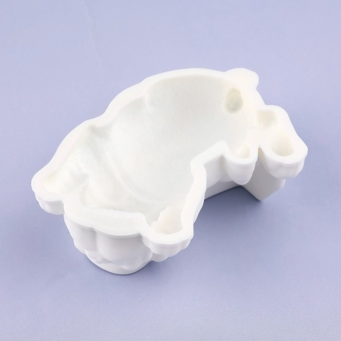 Молд «Пёсик», силикон, 9,5×7×3,2 см, цвет белый Молд «Пёсик», силикон, 9,5×7×3,2 см, цвет белый