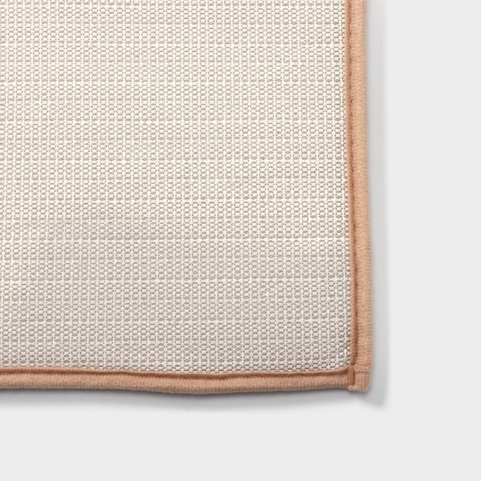 Коврики для ванны и туалета Доляна «Букли», 2 шт, 40×50, 50×80 см, цвет бежевый Коврики для ванны и туалета Доляна «Букли», 2 шт, 40×50, 50×80 см, цвет бежевый