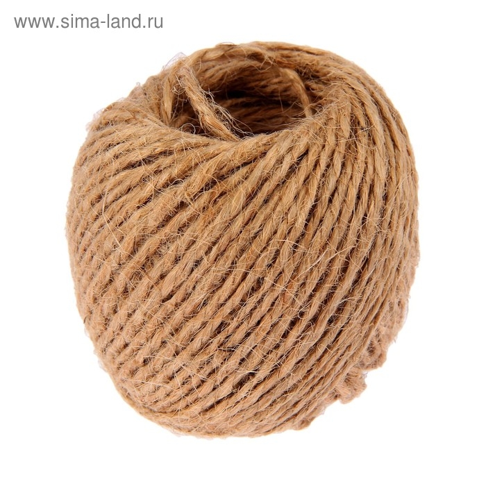 Набор шпагатов, 2 шт: полипропиленовый d=3 мм и джутовый скрученный d=1,5 мм, 30 м, цвет МИКС Набор шпагатов, 2 шт: полипропиленовый d=3 мм и джутовый скрученный d=1,5 мм, 30 м, цвет МИКС