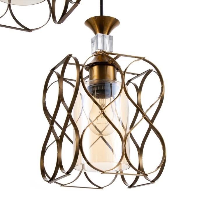 Светильник BayerLux Светильник BayerLux "Инфинити" 3хE27 40Вт золото 40х40х100 см