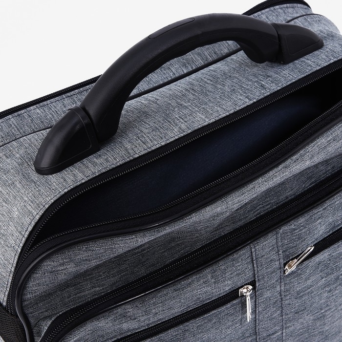 Сумка мужская «ЗФТС», цвет серый Сумка мужская «ЗФТС», цвет серый