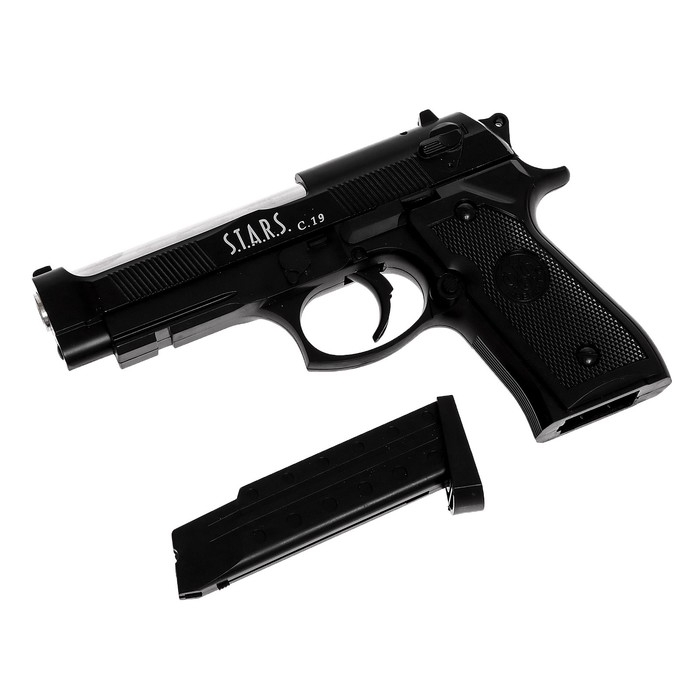 Детское оружие Пистолет Beretta S.T.A.R.S, с металлическими элементами Детское оружие Пистолет Beretta S.T.A.R.S, с металлическими элементами