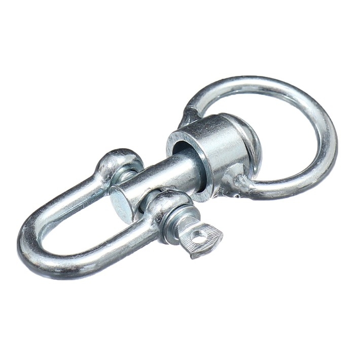 Вертлюг разборный №1, малый (длина-6 см, ширина-3 см) Вертлюг разборный №1, малый (длина-6 см, ширина-3 см)