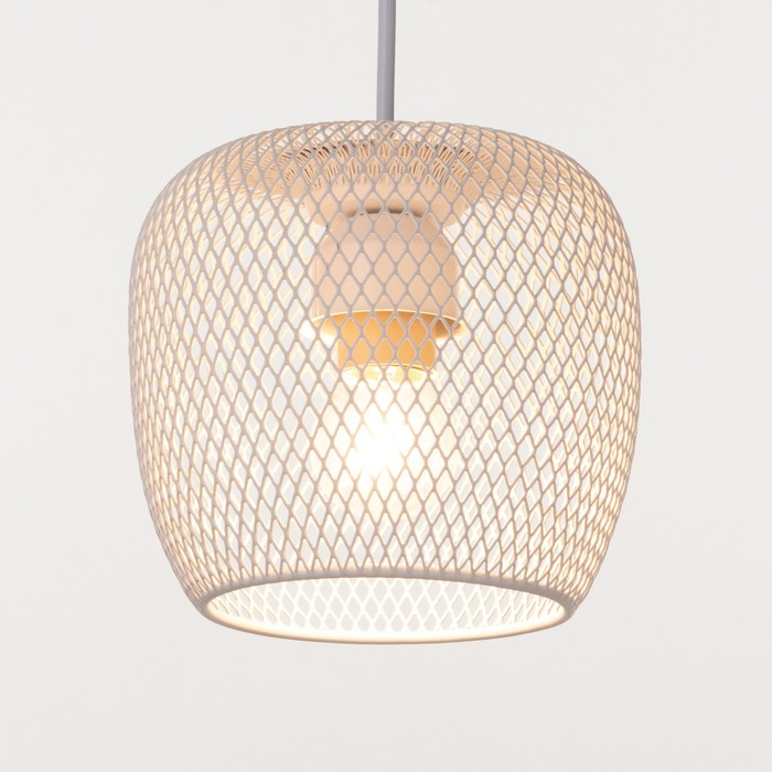 Светильник  Светильник "Бирра" 1xE27 40Вт белый 15х15х100 см.