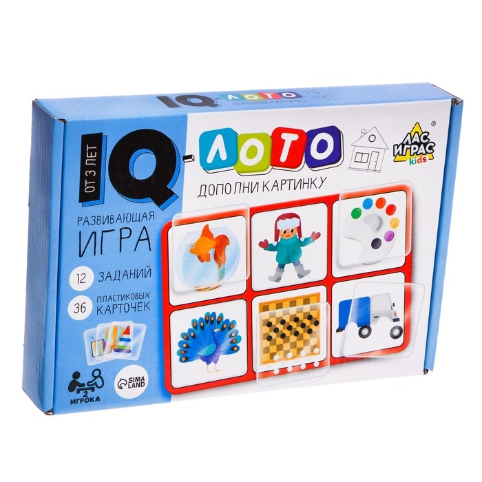Развивающая игра IQ-лото «Дополни картинку» Развивающая игра IQ-лото «Дополни картинку»