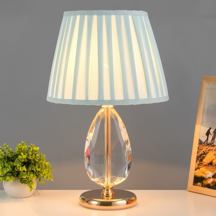 Настольная лампа Настольная лампа "Аделисия" Е27 40Вт золото 30х30х48 см RISALUX