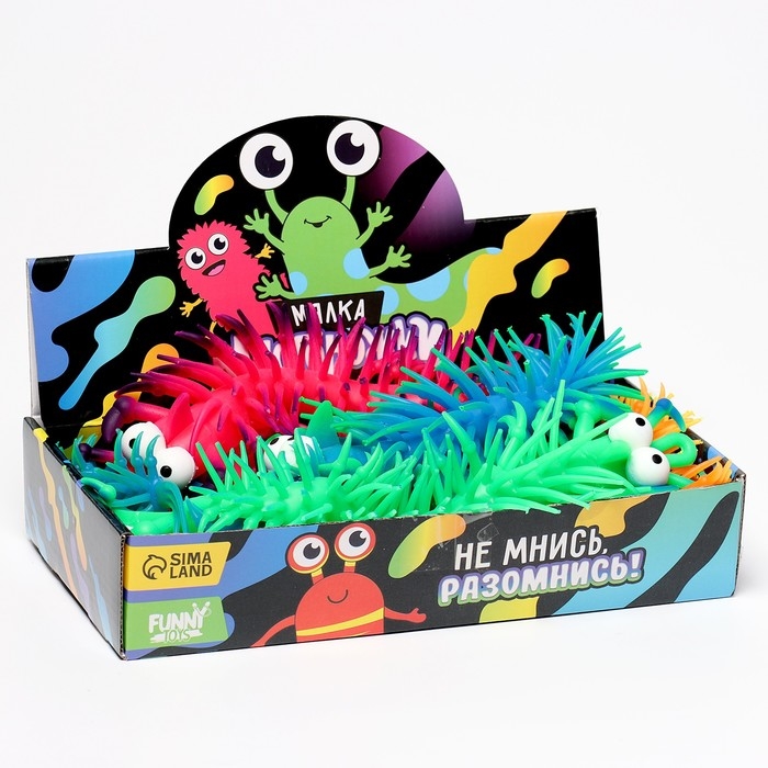 Антистресс сквиш мялка «Многоножек» , в шоубоксе