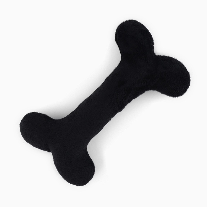 Игрушка для собак с пищалкой «Кость», черная Игрушка для собак с пищалкой «Кость», черная