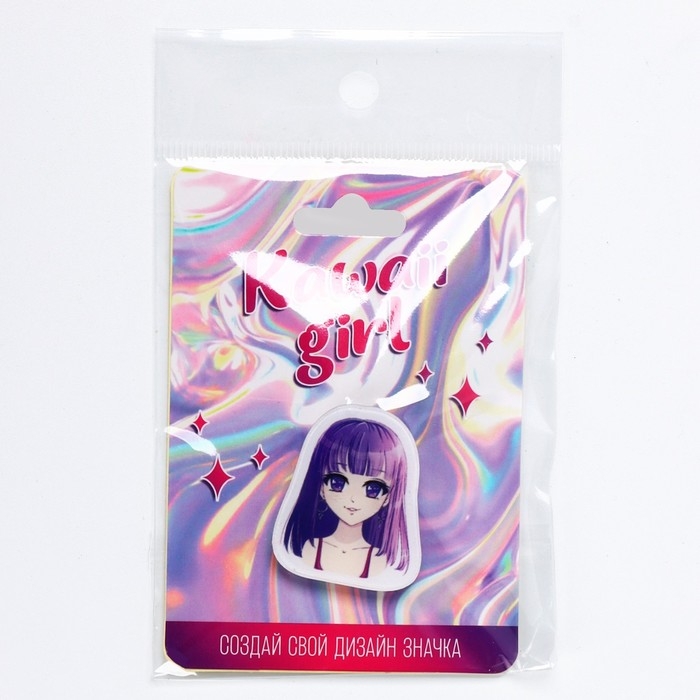 Значок Значок "Аниме", 2.5 х 3.3 см