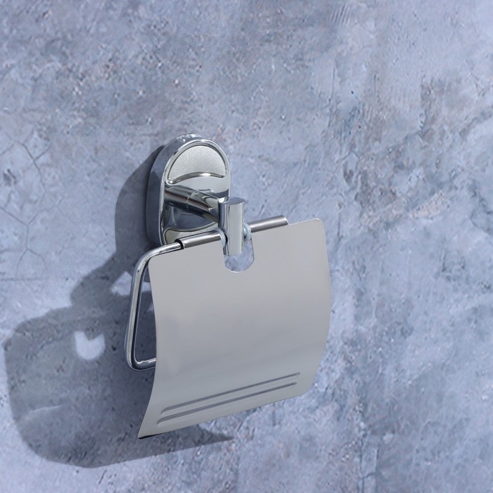 Держатель для туалетной бумаги с крышкой Штольц Stölz «Нео» Держатель для туалетной бумаги с крышкой Штольц Stölz «Нео»