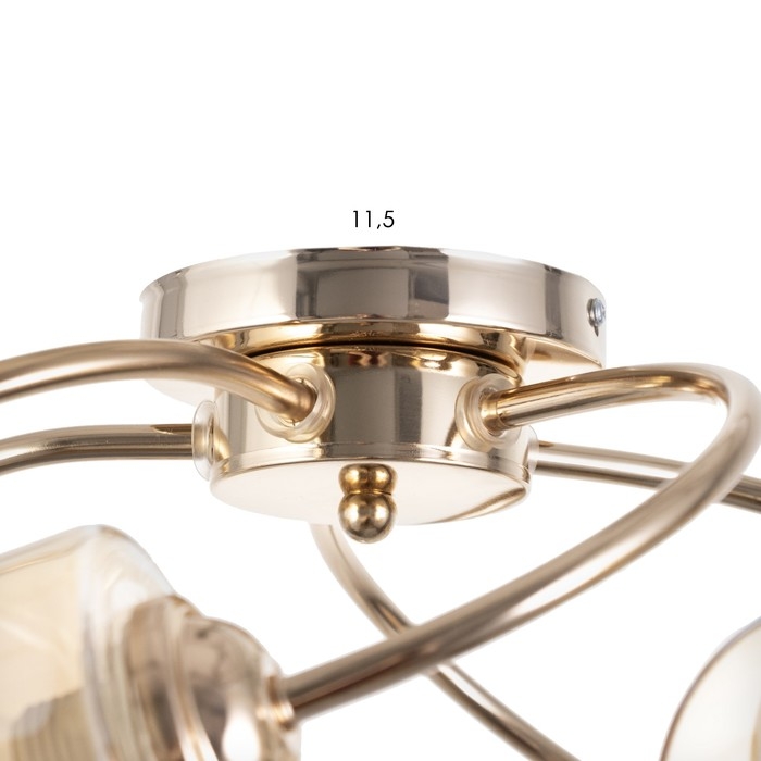 Люстра Люстра "Фокс" 5хЕ27 40Вт золото 58х58х27 см