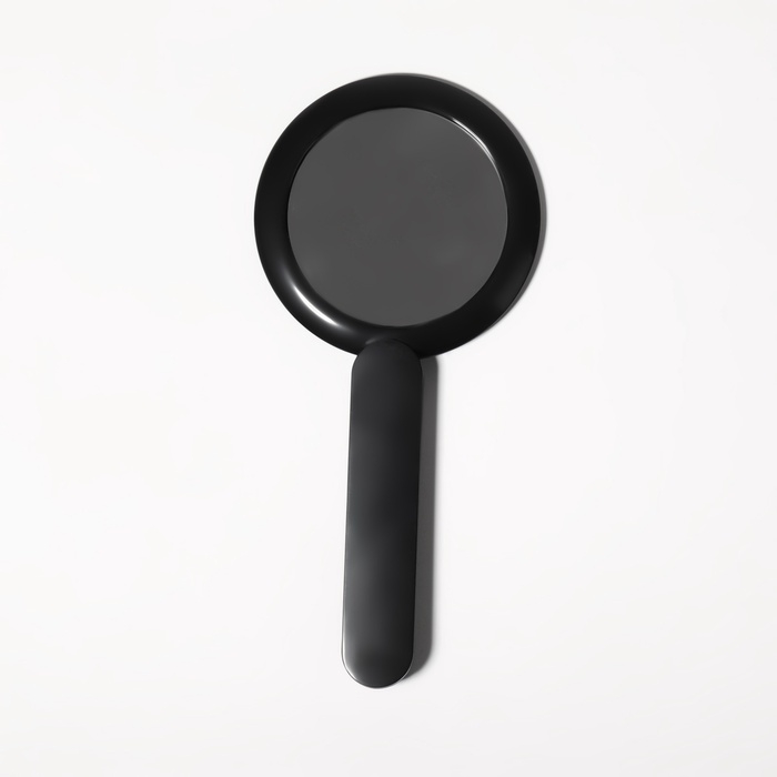Зеркало с ручкой, складное, двустороннее, с увеличением, d зеркальной поверхности 6,4 см, цвет чёрный Зеркало с ручкой, складное, двустороннее, с увеличением, d зеркальной поверхности 6,4 см, цвет чёрный