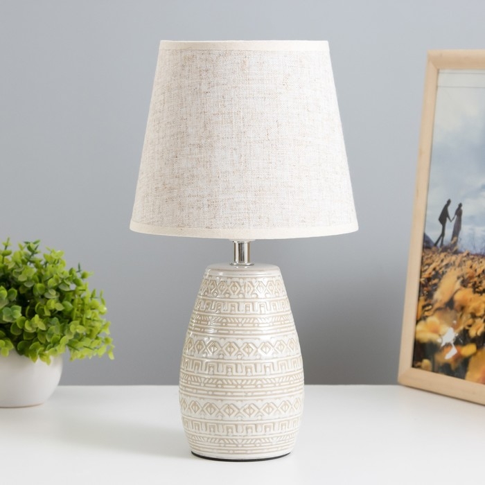 Настольная лампа Настольная лампа "Марлен" Е27 40Вт 18х18х33 см RISALUX