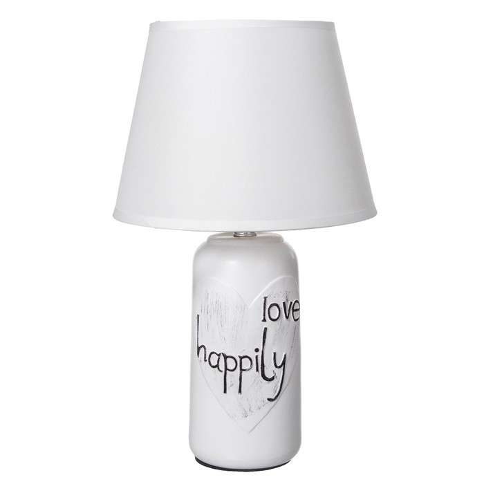 Настольная лампа 16602/1 E14 40Вт белый 38х38х25 см RISALUX Настольная лампа 16602/1 E14 40Вт белый 38х38х25 см RISALUX