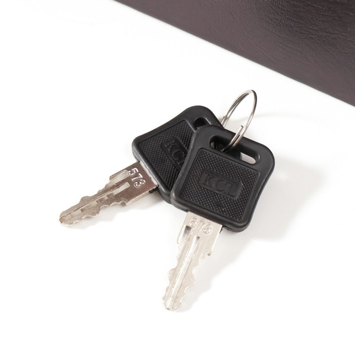 Сейф-книга дерево кожзам "Вино" 21х13х5 см