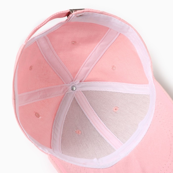 Кепка женская однотонная MINAKU цвет нежно-розовый, р-р 58 Кепка женская однотонная MINAKU цвет нежно-розовый, р-р 58