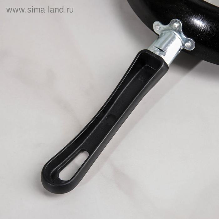 Сковорода Promo, d=26 см, стеклянная крышка, антипригарное покрытие, цвет чёрный Сковорода Promo, d=26 см, стеклянная крышка, антипригарное покрытие, цвет чёрный