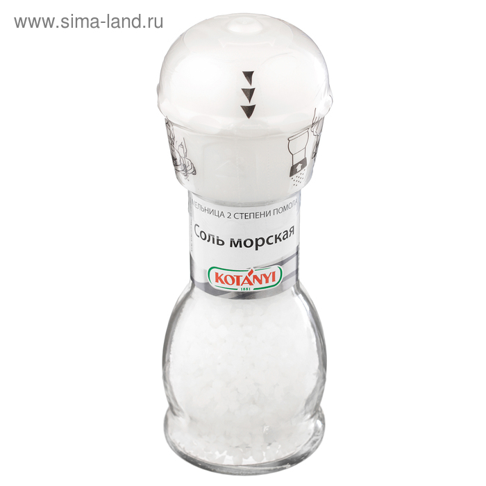 Соль морская KOTANYI, мельница 92 г. Соль морская KOTANYI, мельница 92 г.