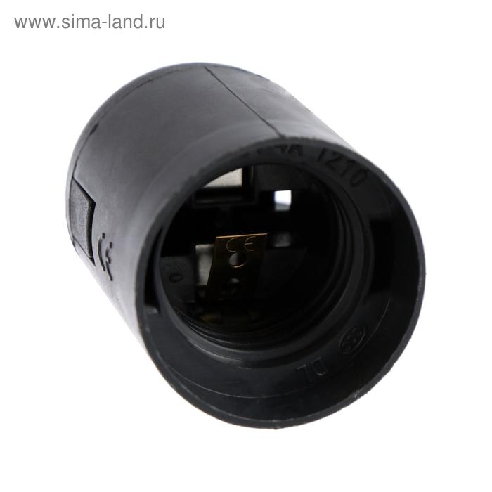 Патрон подвесной, E27, с клеммной колодкой, черный Патрон подвесной, E27, с клеммной колодкой, черный