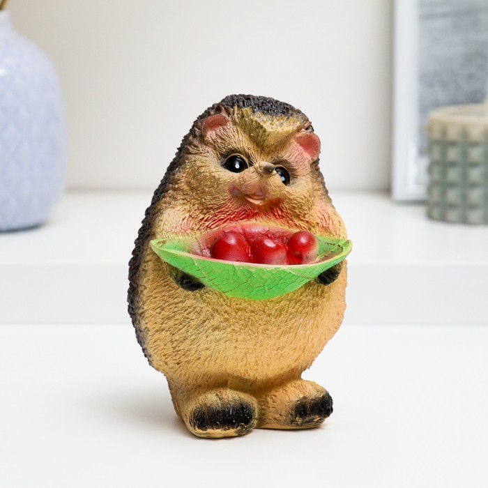 Копилка Копилка "Ежик с ягодами" 16см