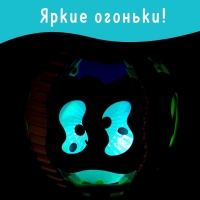 Погремушка детская «Весёлый мячик», свет, звук