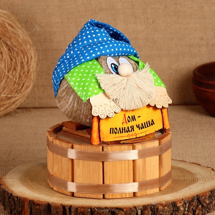 Оберег-копилка Оберег-копилка "Дом - полная чаша", 22 х 17 см, микс