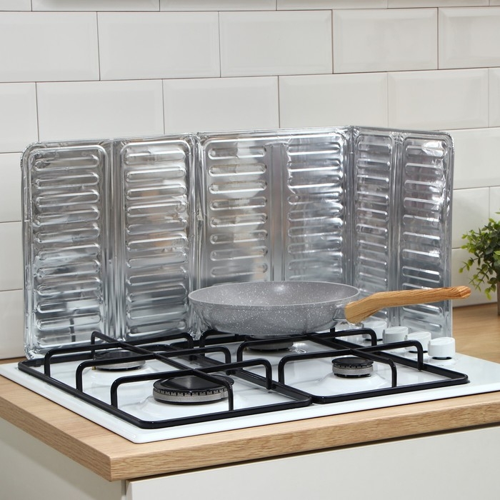 Защитное покрытие для газовой плиты Доляна, 84×32,5 см Защитное покрытие для газовой плиты Доляна, 84×32,5 см