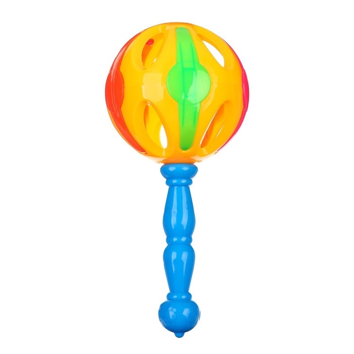 Погремушка «Яркий маракас», 17 см, цвет МИКС, Крошка Я Погремушка «Яркий маракас», 17 см, цвет МИКС, Крошка Я