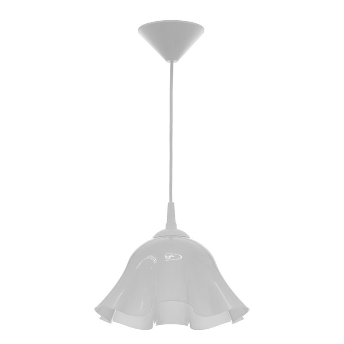 Люстра Люстра "Ирис" 1х15Вт Е27 МОДЕЛЬ: BR 00258 белый 28х28х14см