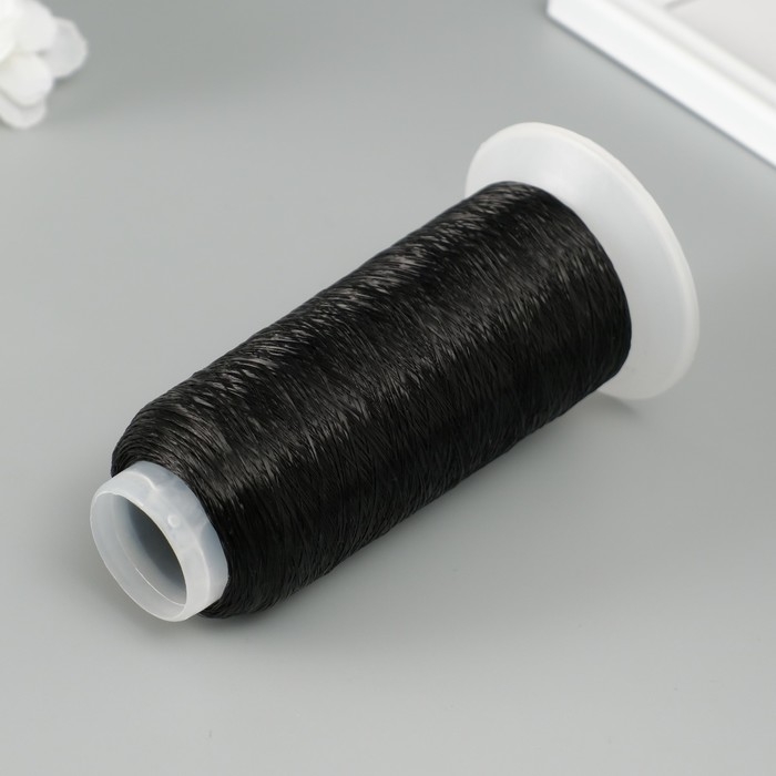 Мононить для творчества d 0.13 мм, 7000 м, цв. черный Мононить для творчества d 0.13 мм, 7000 м, цв. черный