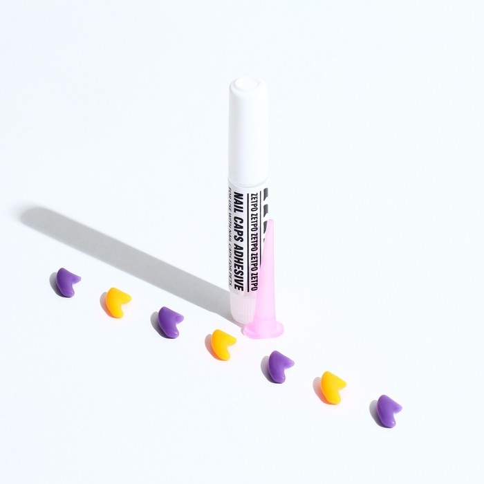 Когти накладные Когти накладные "Дуэт-Антицарапки" (20 шт), размер M, оранжевые-фиолетовые