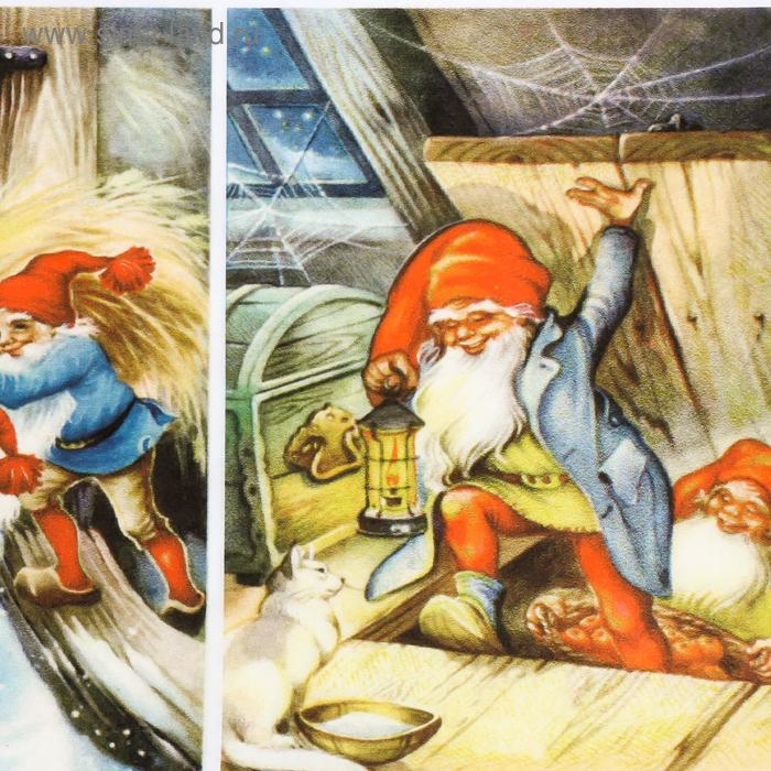 Декупажная карта Декупажная карта "Новогодние дела" плотность 45 г/м2 формат А4