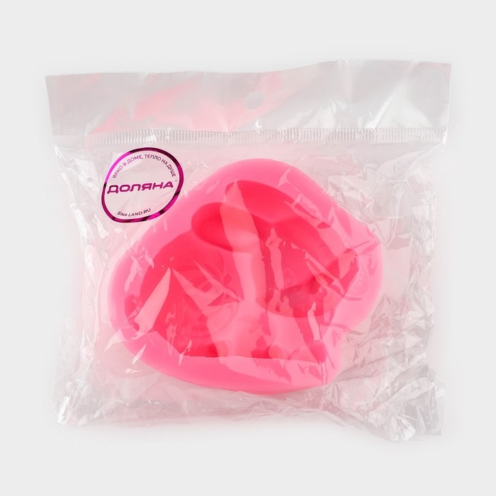 Молд Доляна «Зайчик», силикон, 9,5×8×3 см, цвет розовый Молд Доляна «Зайчик», силикон, 9,5×8×3 см, цвет розовый