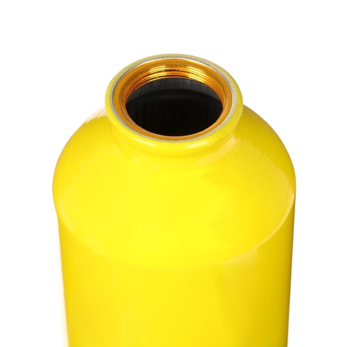 Бутылка для воды, 500 мл,  корпус из алюминия, пластик, желтая Бутылка для воды, 500 мл,  корпус из алюминия, пластик, желтая