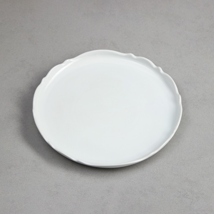 Блюдо «Волна», 25 см, круглое, фарфор, Иран Блюдо «Волна», 25 см, круглое, фарфор, Иран