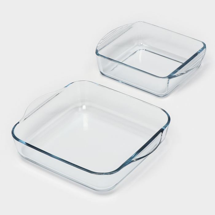 Набор форм для запекания Borcam, 2 предмета: 1,95 л, 1,04 л Набор форм для запекания Borcam, 2 предмета: 1,95 л, 1,04 л