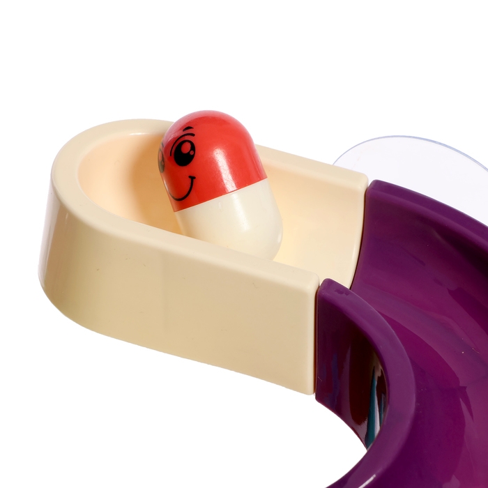 Трек для игры в ванной «Утиная горка», на присосках, крепится на стену Трек для игры в ванной «Утиная горка», на присосках, крепится на стену