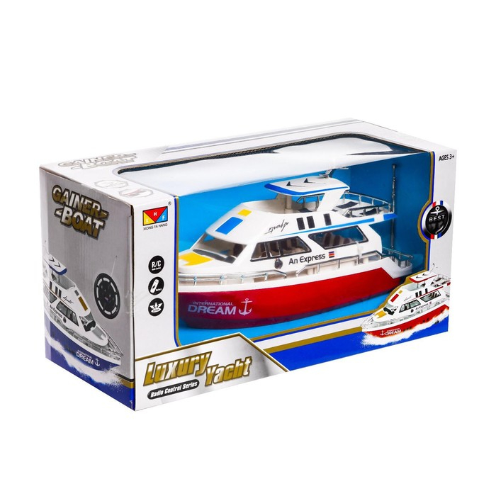 Катер радиоуправляемый «Яхта», работает от батареек, МИКС Катер радиоуправляемый «Яхта», работает от батареек, МИКС