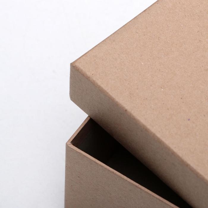 Набор коробок 4 в 1 Набор коробок 4 в 1 "Крафт однотонный", 15 х 11 х 7 - 9 х 5 х 4 см