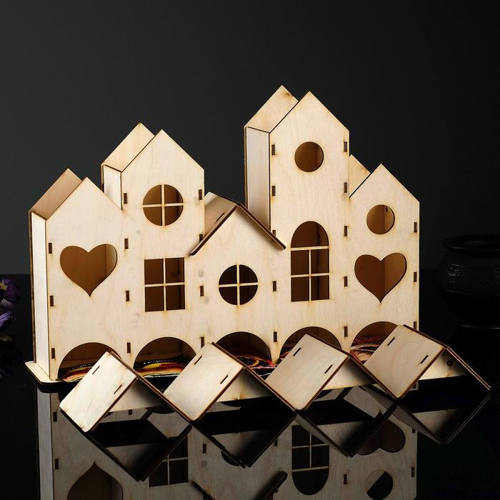 Заготовка для декупажа Заготовка для декупажа"Чайный домик низкий пятикомнатный" 43 х 29 х 10