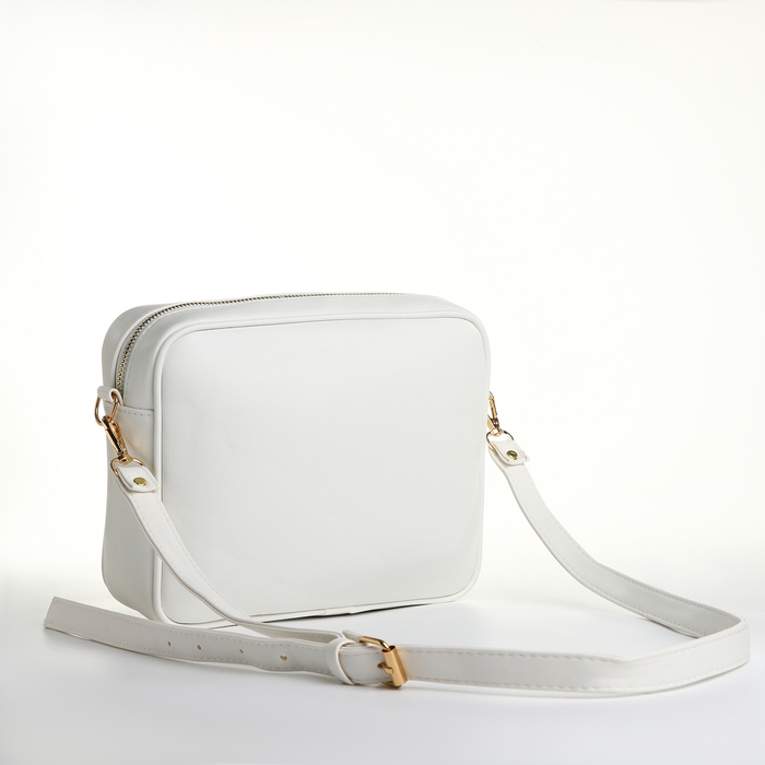 Сумка женская через плечо TEXTURA, маленького размера, цвет белый Сумка женская через плечо TEXTURA, маленького размера, цвет белый